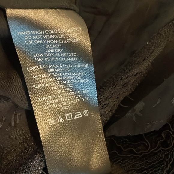 Anthropologie One Shoulder Asymmetrical Lace Midi Dress - Picture 5 of 6